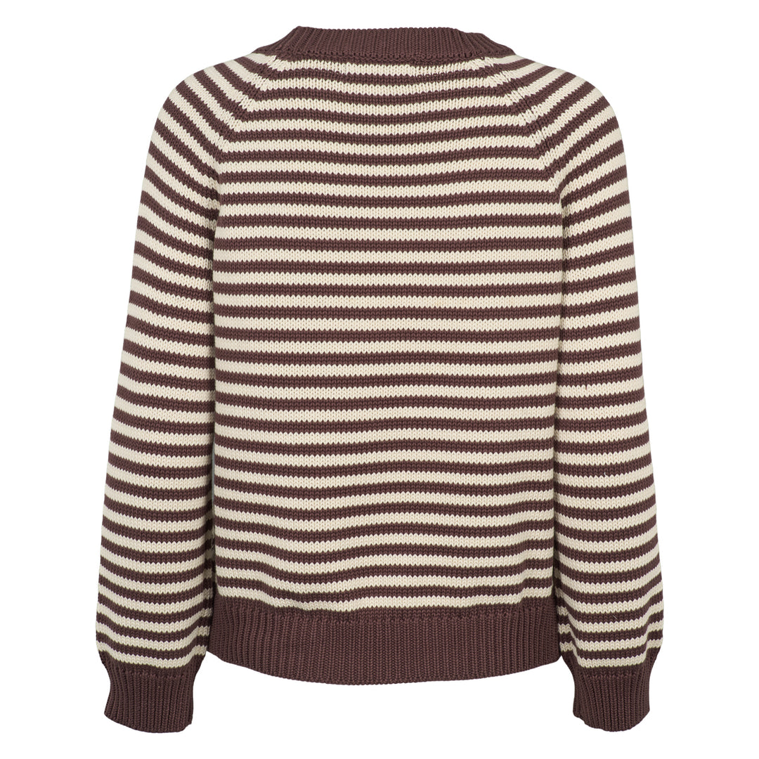 STRIPE KNIT strik trøje