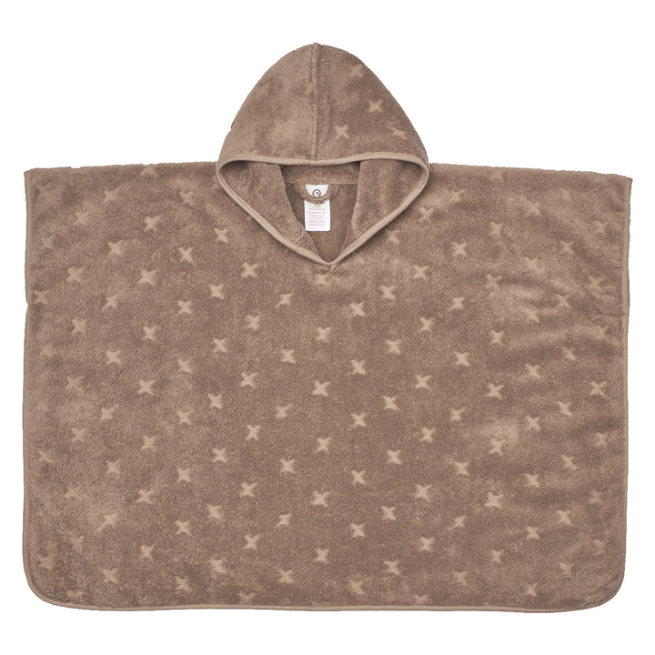 Poncho med hætte