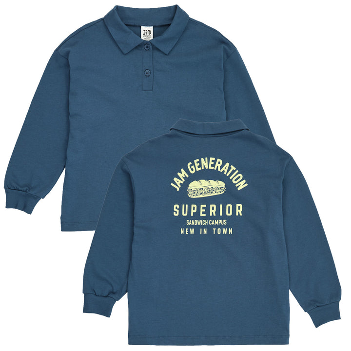 JAM G polo bluse med print