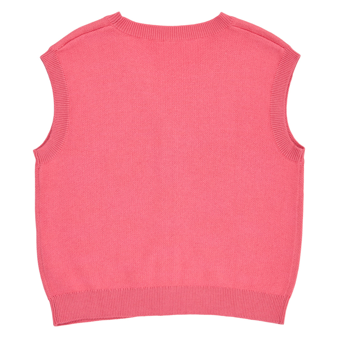 KNIT vest med hjerter