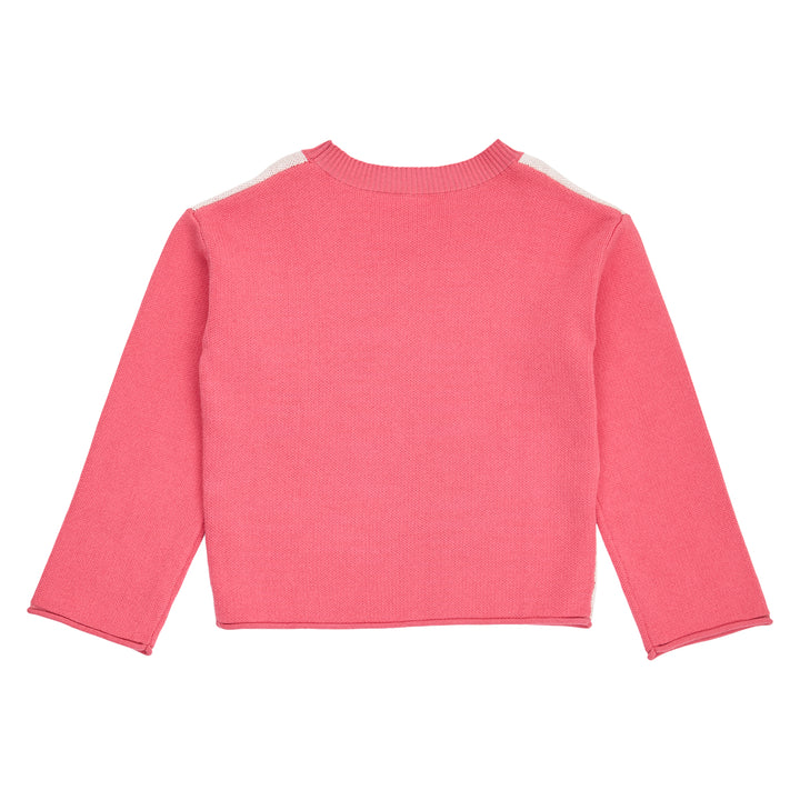 KNIT strikket trøje med hjerter