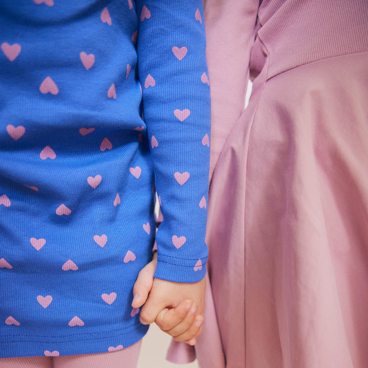 RE-LOVED HEART kjole med hjerter