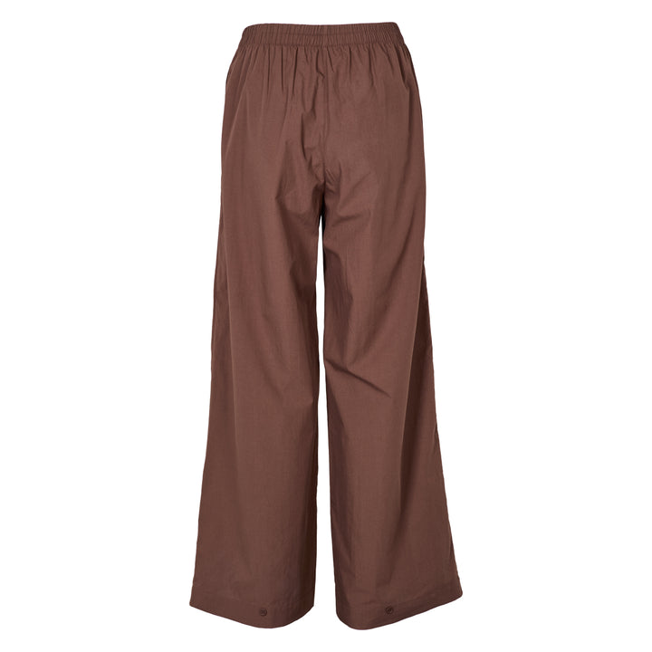 POPLIN bukser med knapper