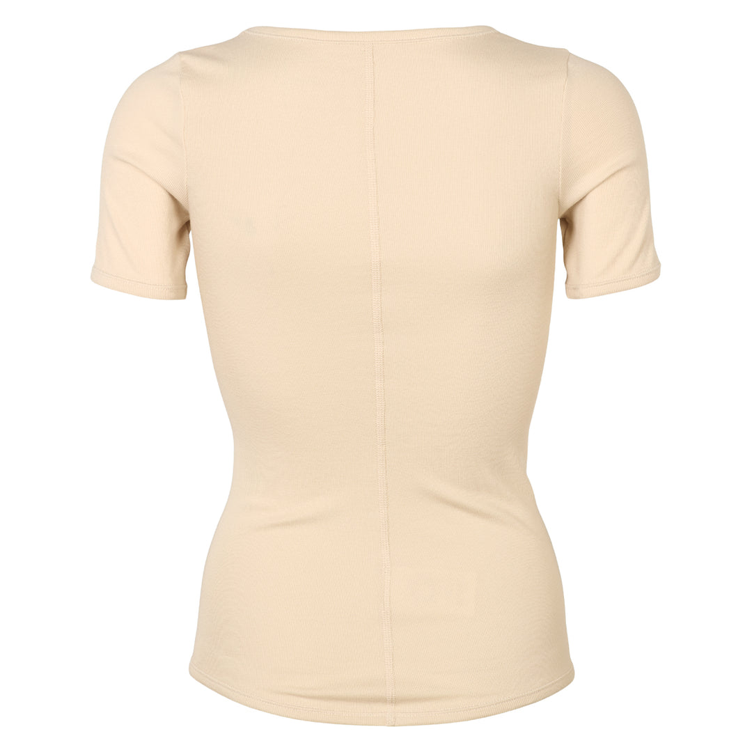 CALM RIB kortærmet T-shirt