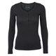 CALM RIB bluse med knapper