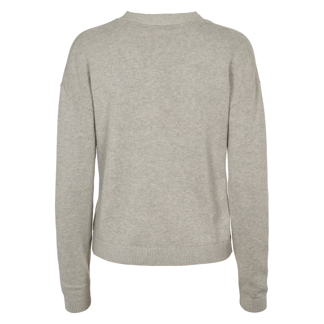 KNIT strikket cardigan med tern