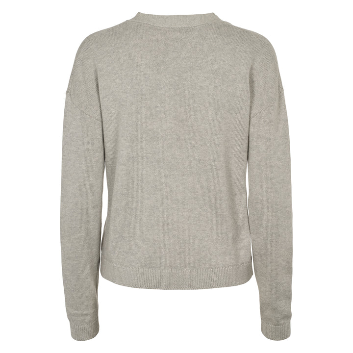 KNIT strikket cardigan med tern