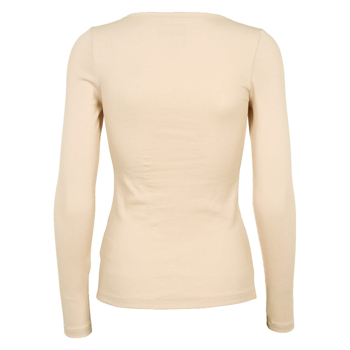 CALM RIB bluse med knapper