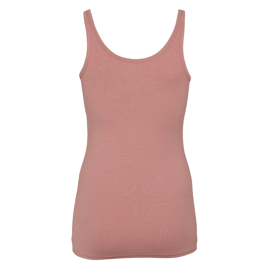 MELLOW tencel rib ærmeløs top