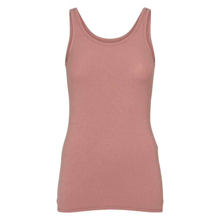 MELLOW tencel rib ærmeløs top