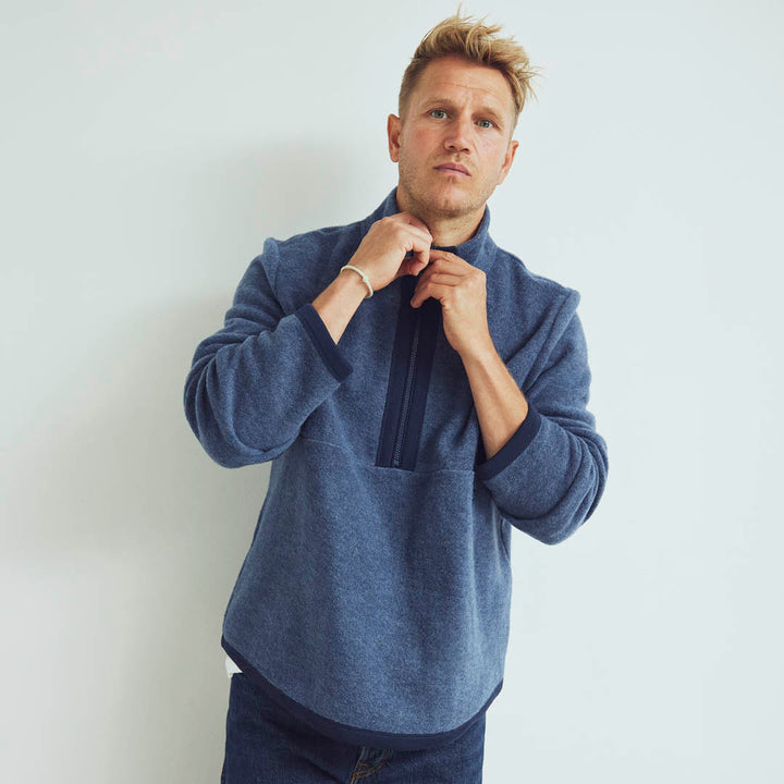 HERRE merino uld fleece trøje