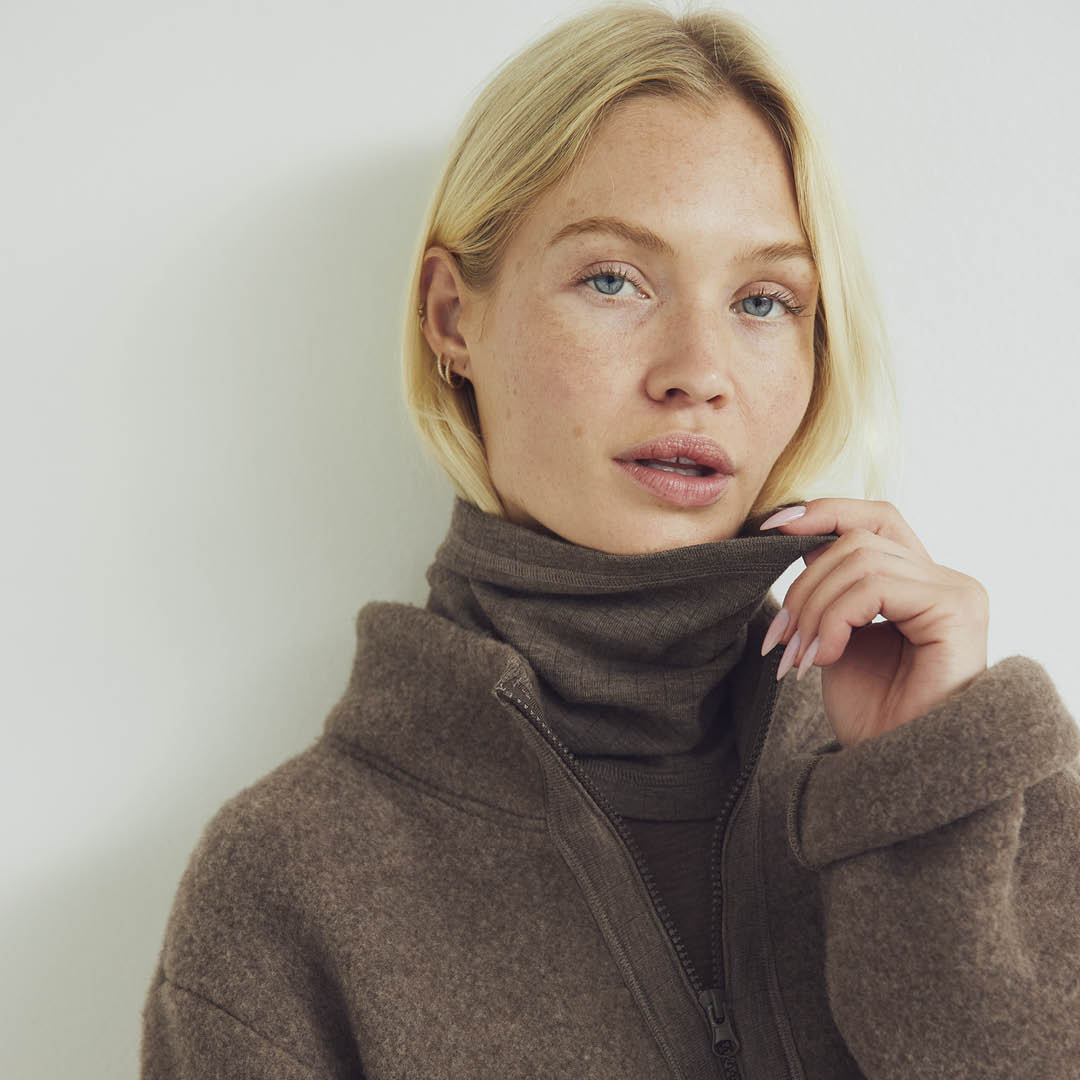 WOOL RIB halse-disse