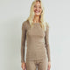 WOOL langærmet bluse