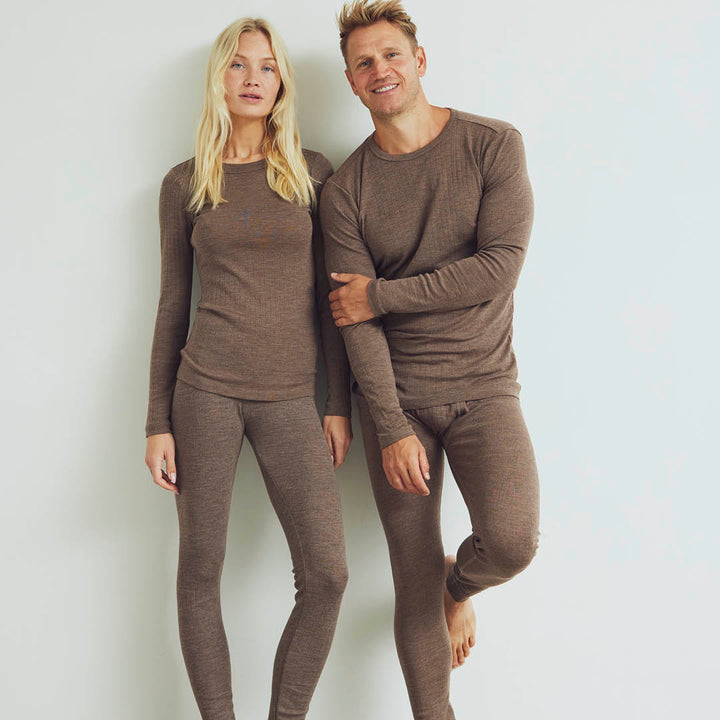 WOOL langærmet bluse