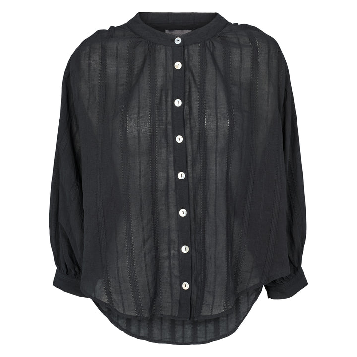 DOBBY oversize skjorte