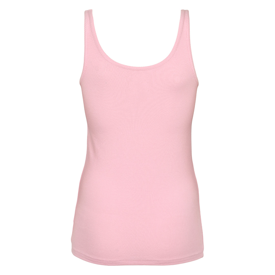 MELLOW tencel rib ærmeløs top