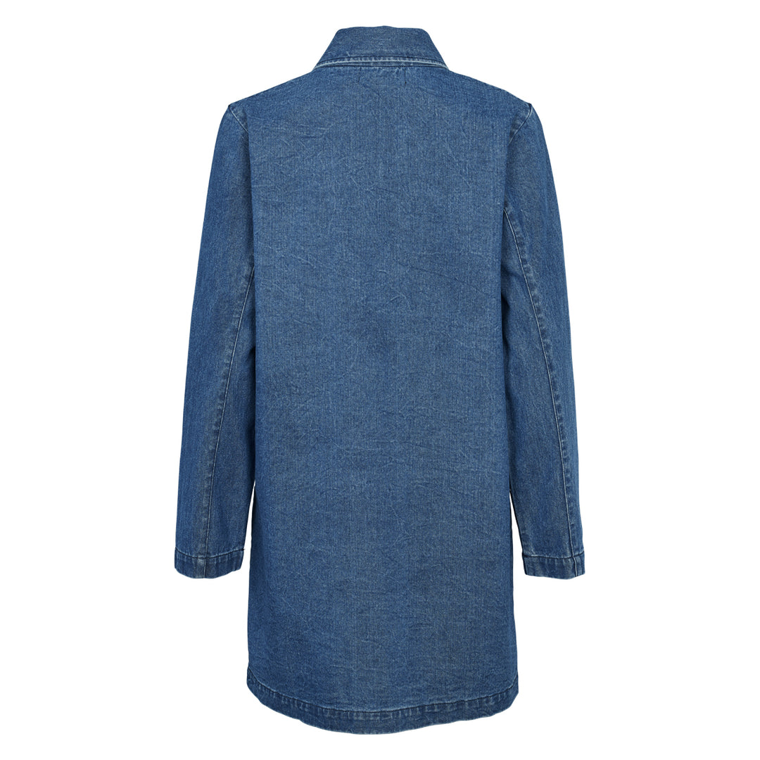 DENIM lang skjorte jakke