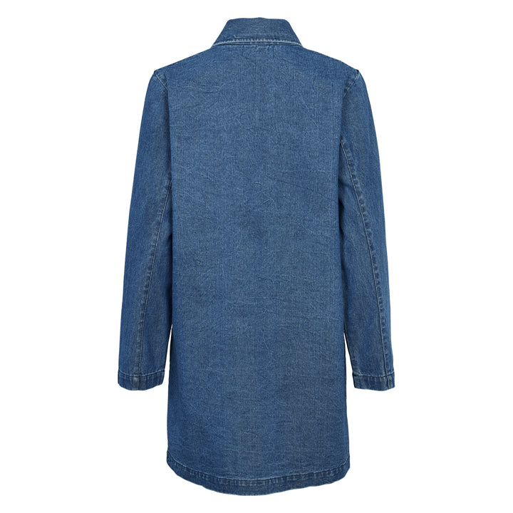 DENIM lang skjorte jakke