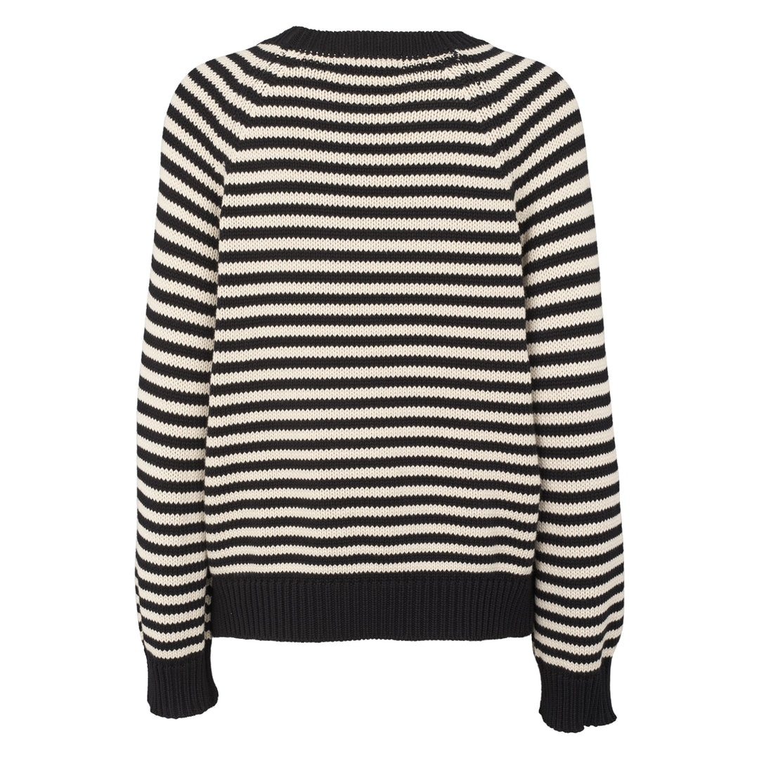 STRIPE KNIT strik trøje