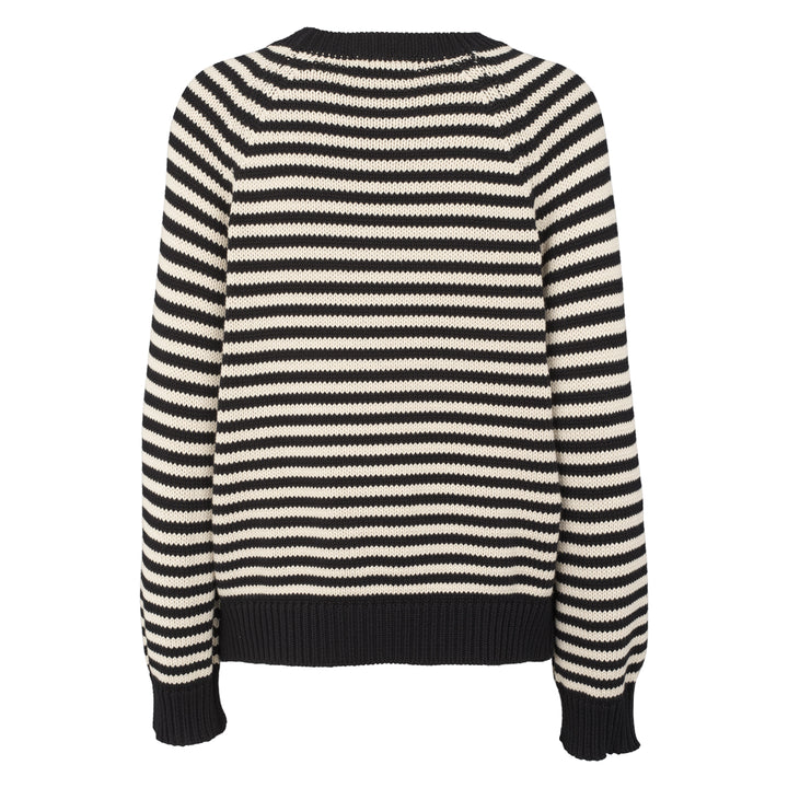 STRIPE KNIT strik trøje
