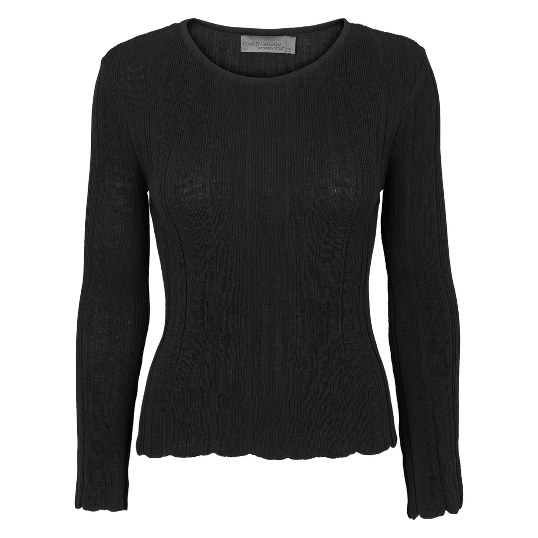 KNIT strikket trøje -slim fit