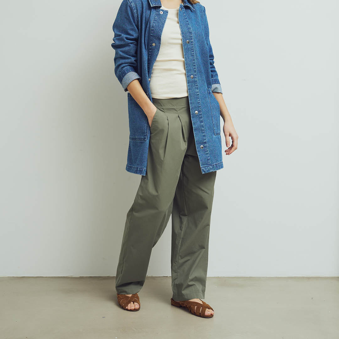 DENIM lang skjorte jakke