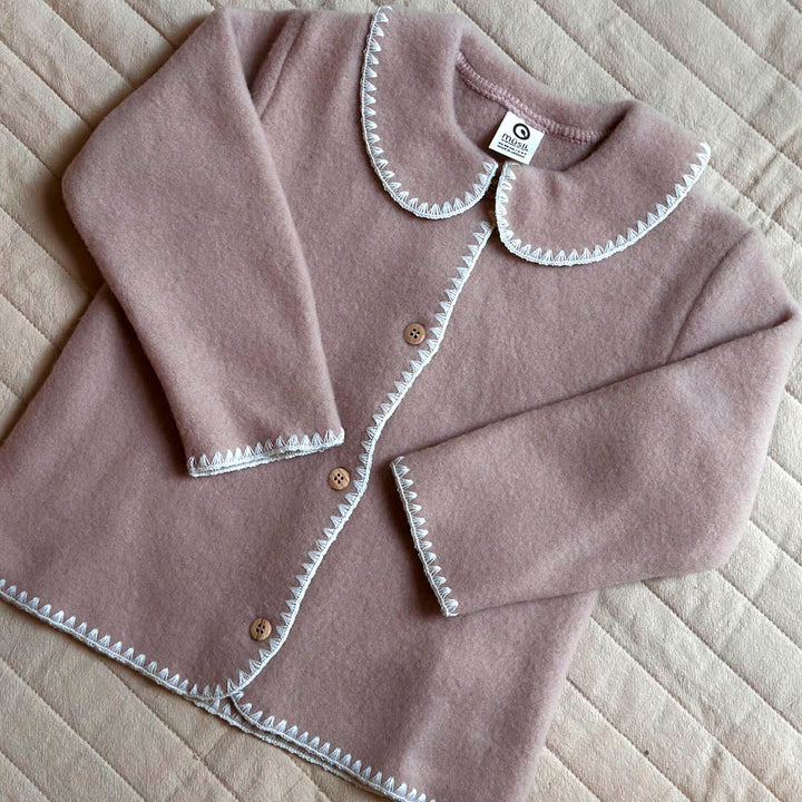 WOOL fleece jakke