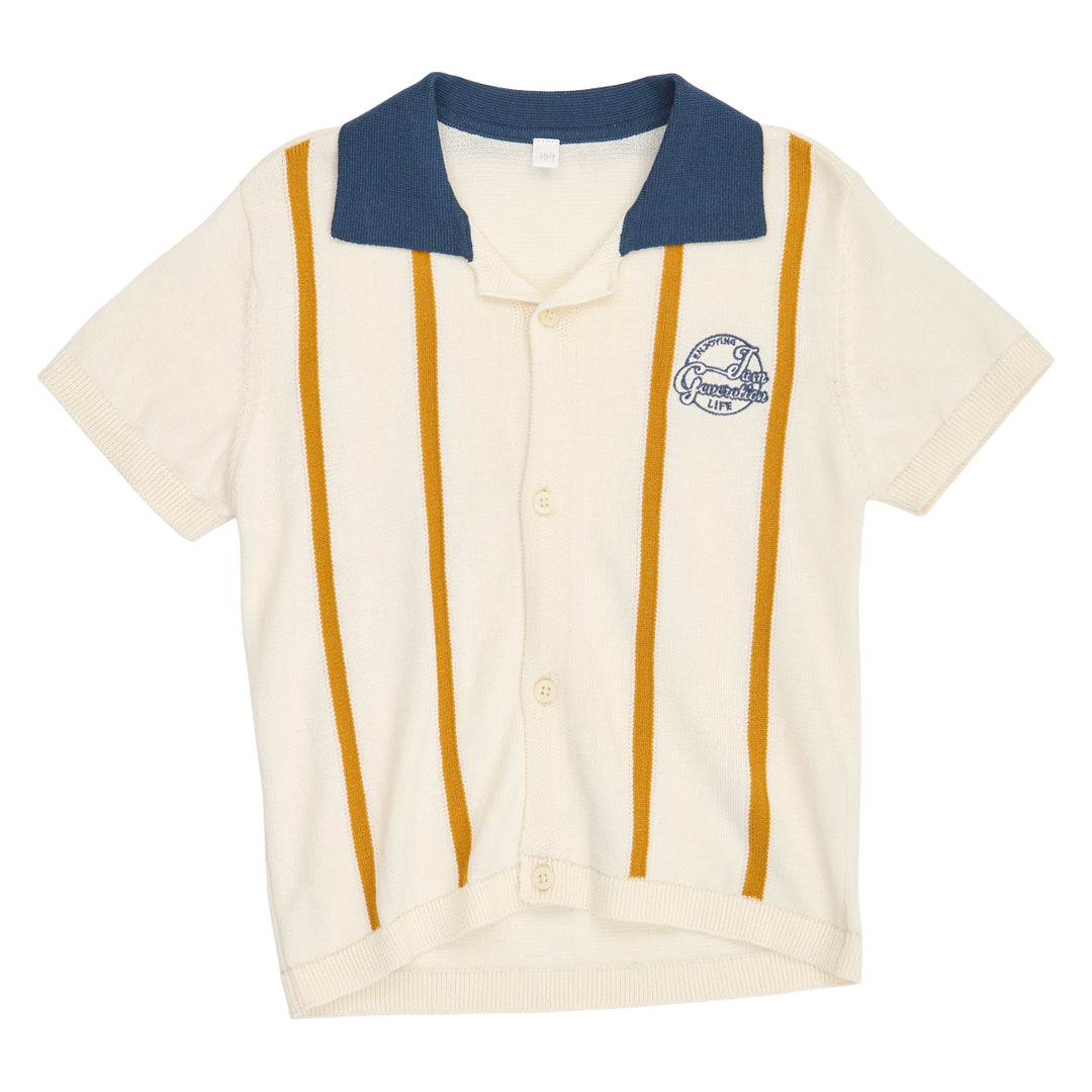 KNIT strikket skjorte