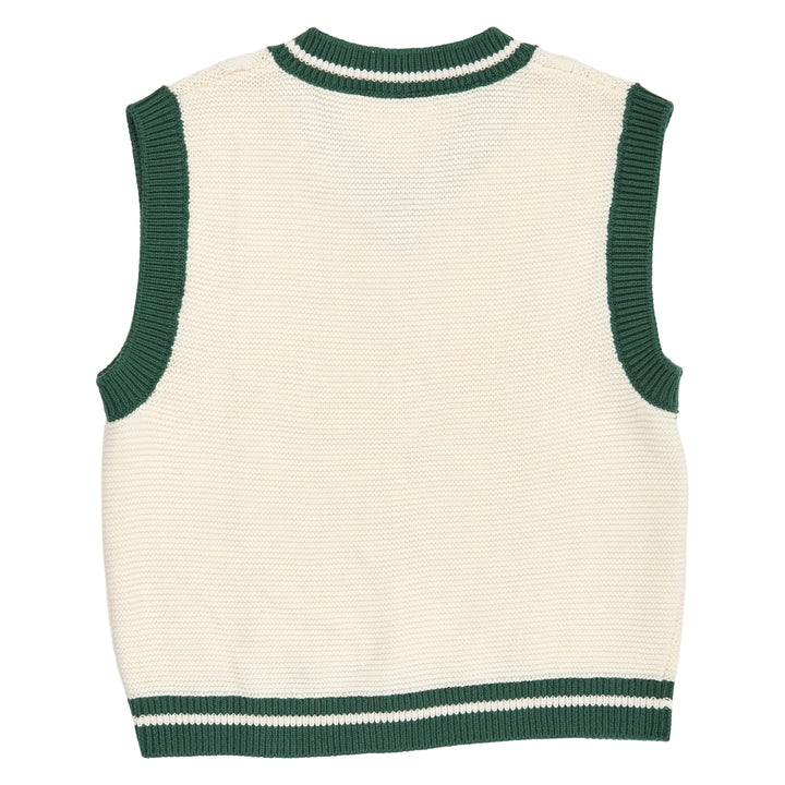 KNIT kabel strikket vest