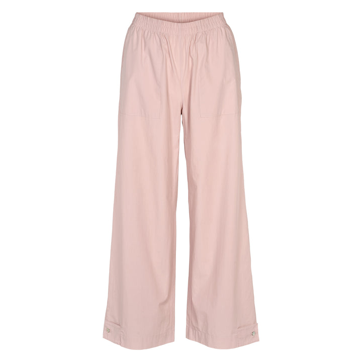 POPLIN bukser med knapper