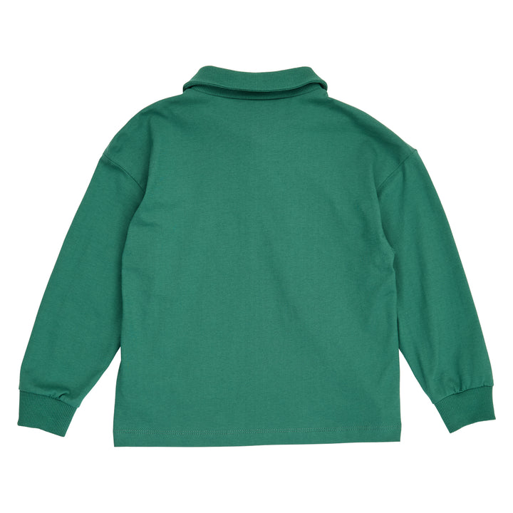 SINGLE JERSEY polo bluse