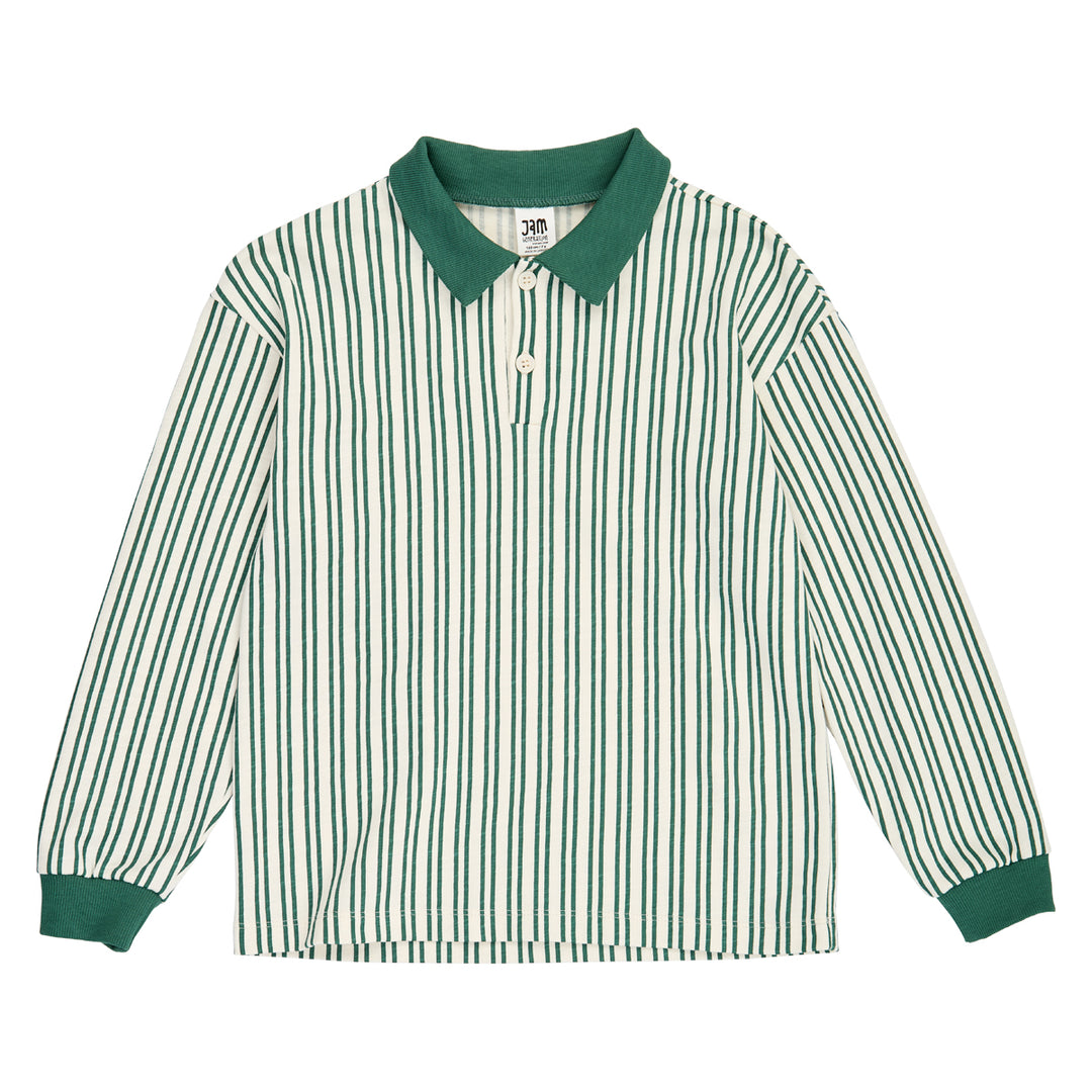 STRIPE polo T-shirt