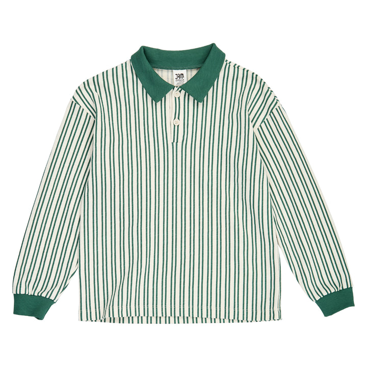 STRIPE polo T-shirt