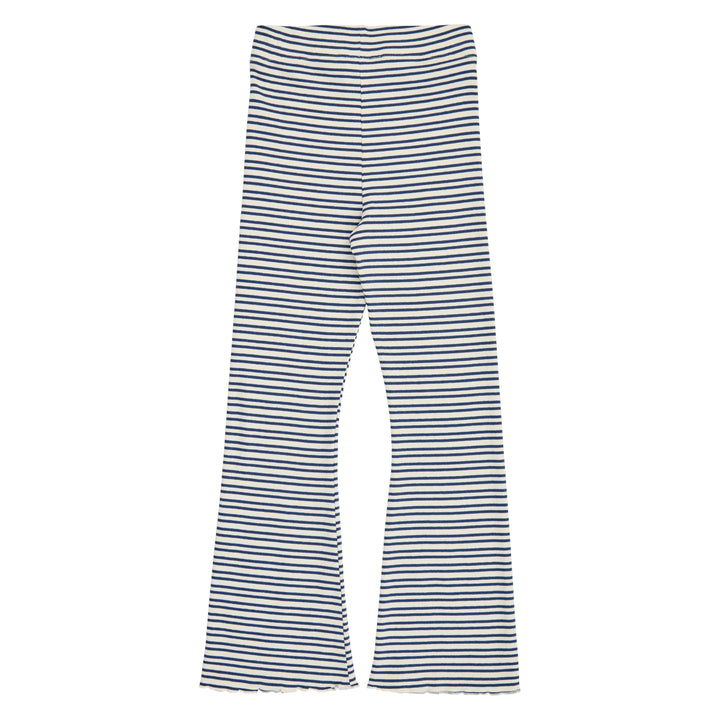 STRIPE rib flared bukser
