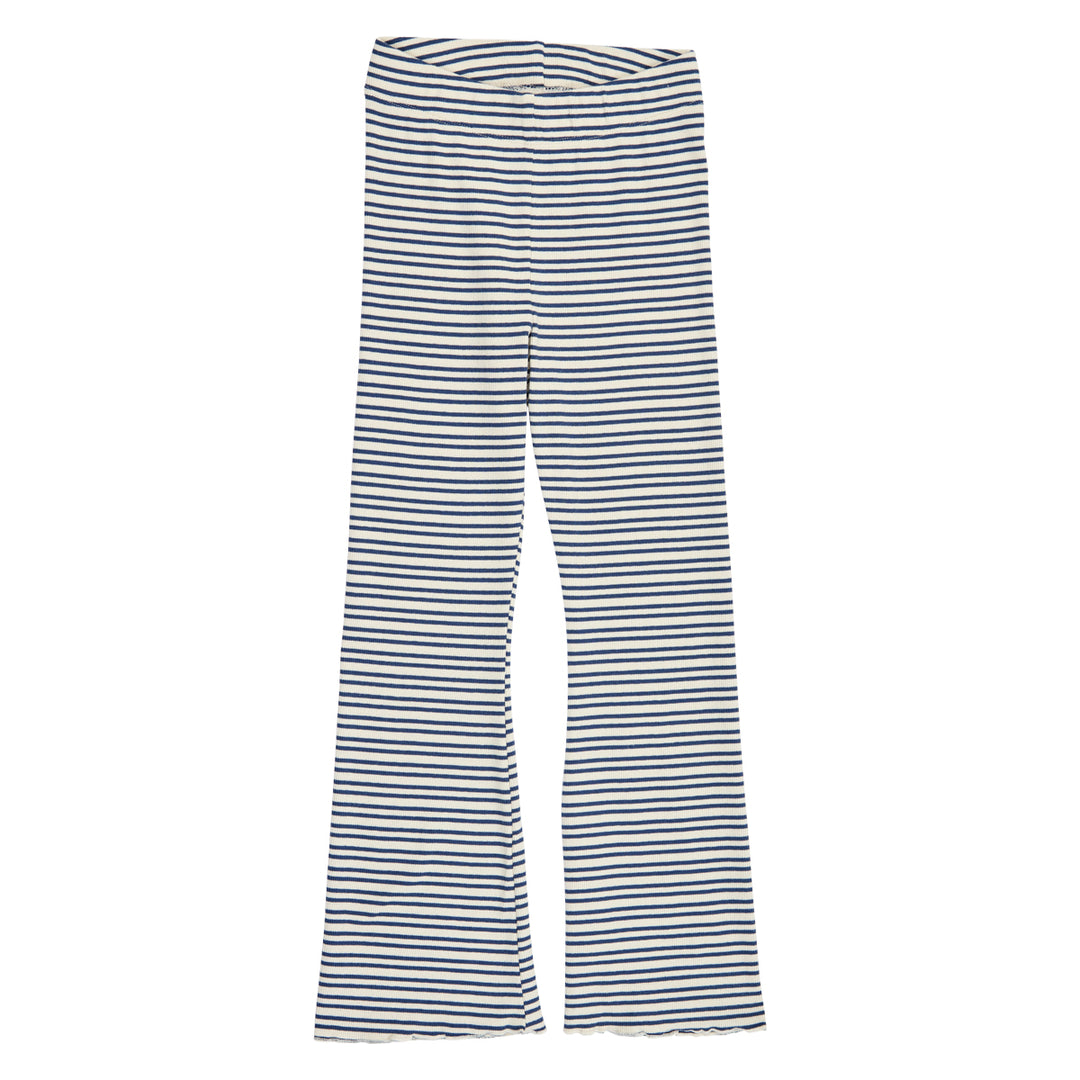 STRIPE rib flared bukser