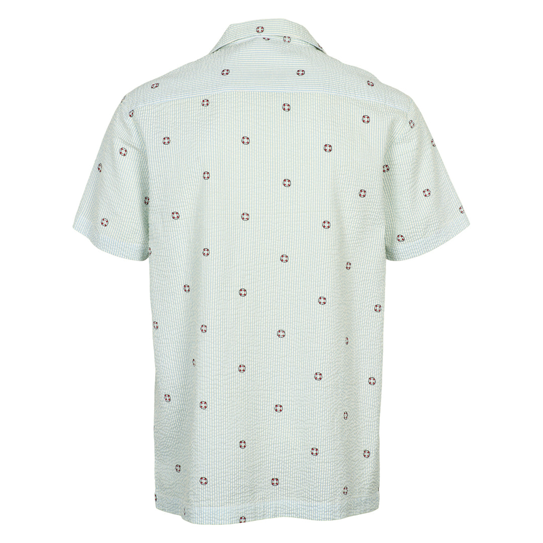 SEERSUCKER STRIPE herre skjorte