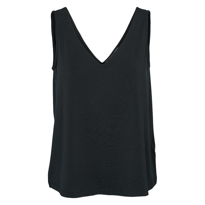 TENCEL v-hals ærmeløs top