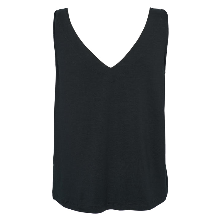 TENCEL v-hals ærmeløs top