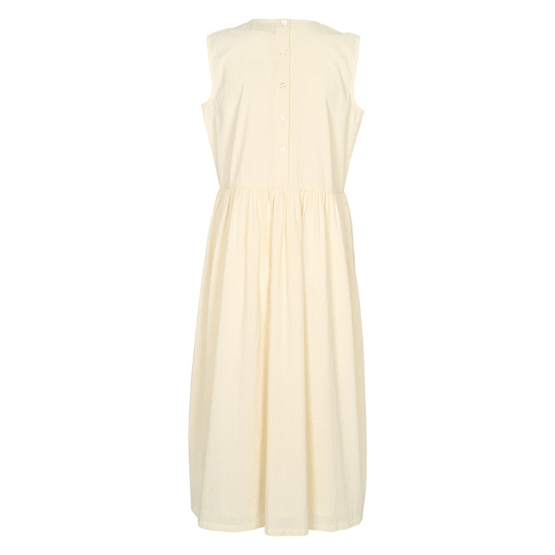 SEERSUCKER ærmeløs kjole