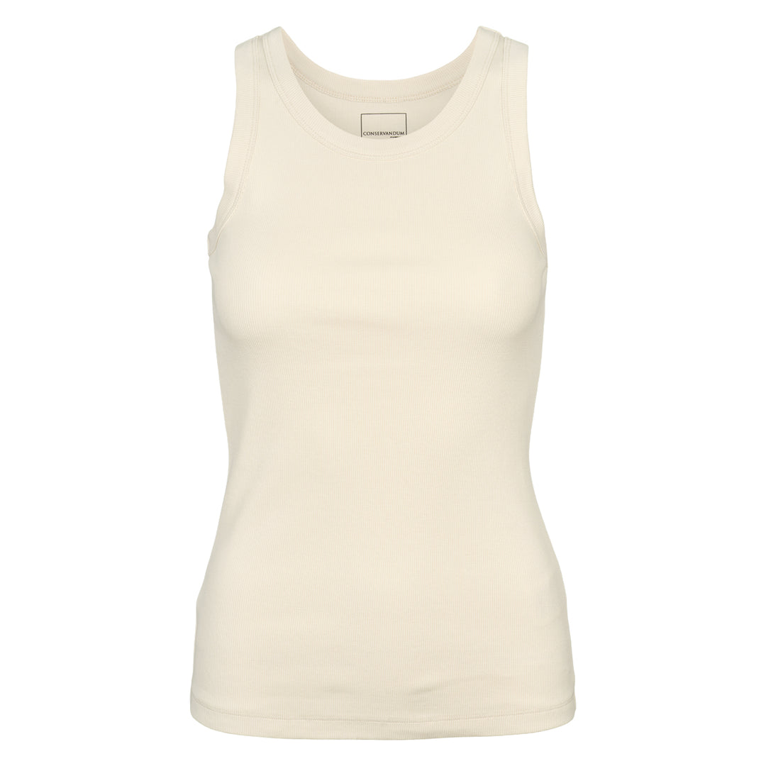 RIB ærmeløs tank top