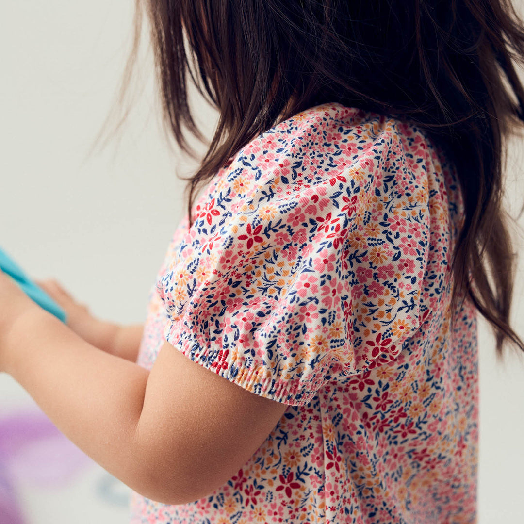 RE-LOVED BLOOM bodykjole med blomsterprint