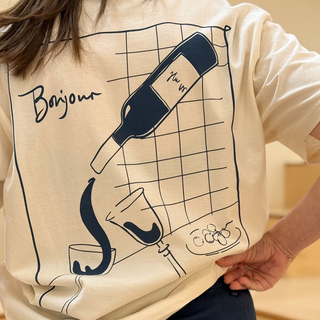 BONJOUR printet T-shirt