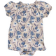 RE-LOVED LILY pufærme body kjole med liljer