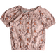 RE-LOVED GERANIUM top med blomsterprint