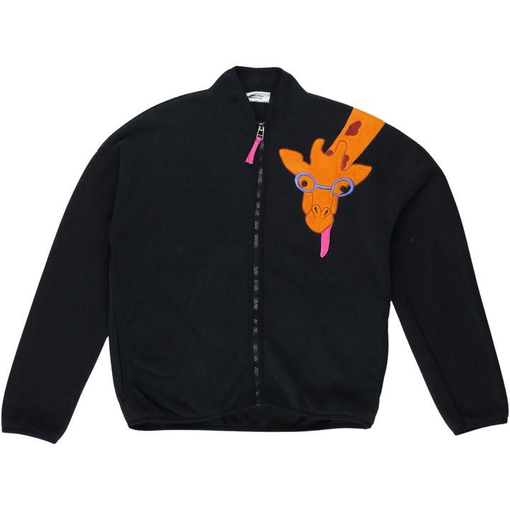 RE-LOVED POLAR FLEECE jakke giraf