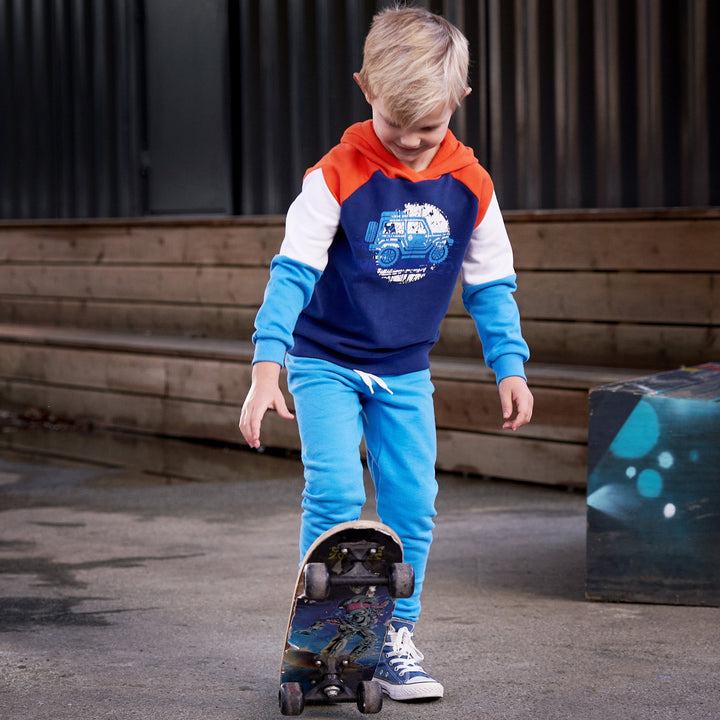 RE-LOVED SWEAT hoodie med print  en bil