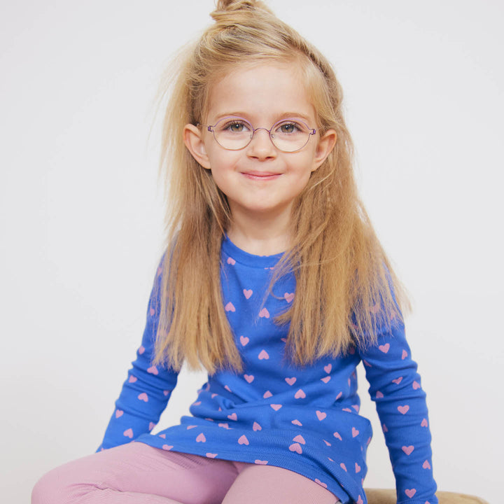 RE-LOVED HEART kjole med hjerter