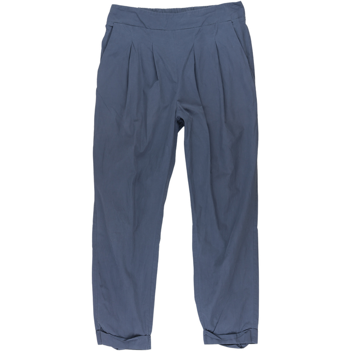 RE-LOVED POPLIN bukser med lommer