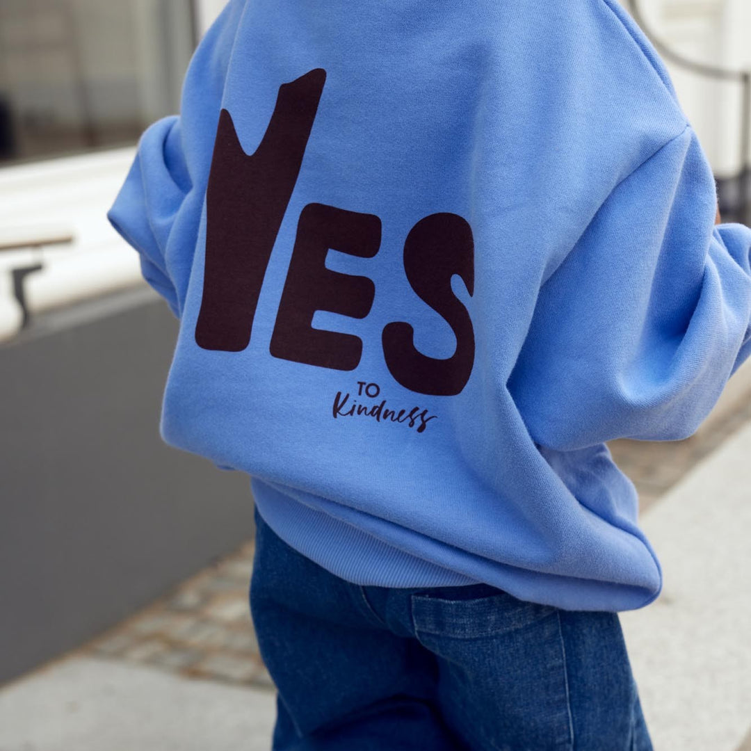 RE-LOVED YES TO KINDNESS sweattrøje