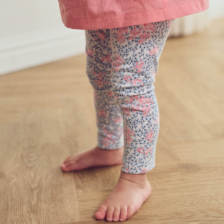 RE-LOVED PETIT blomstrede leggings